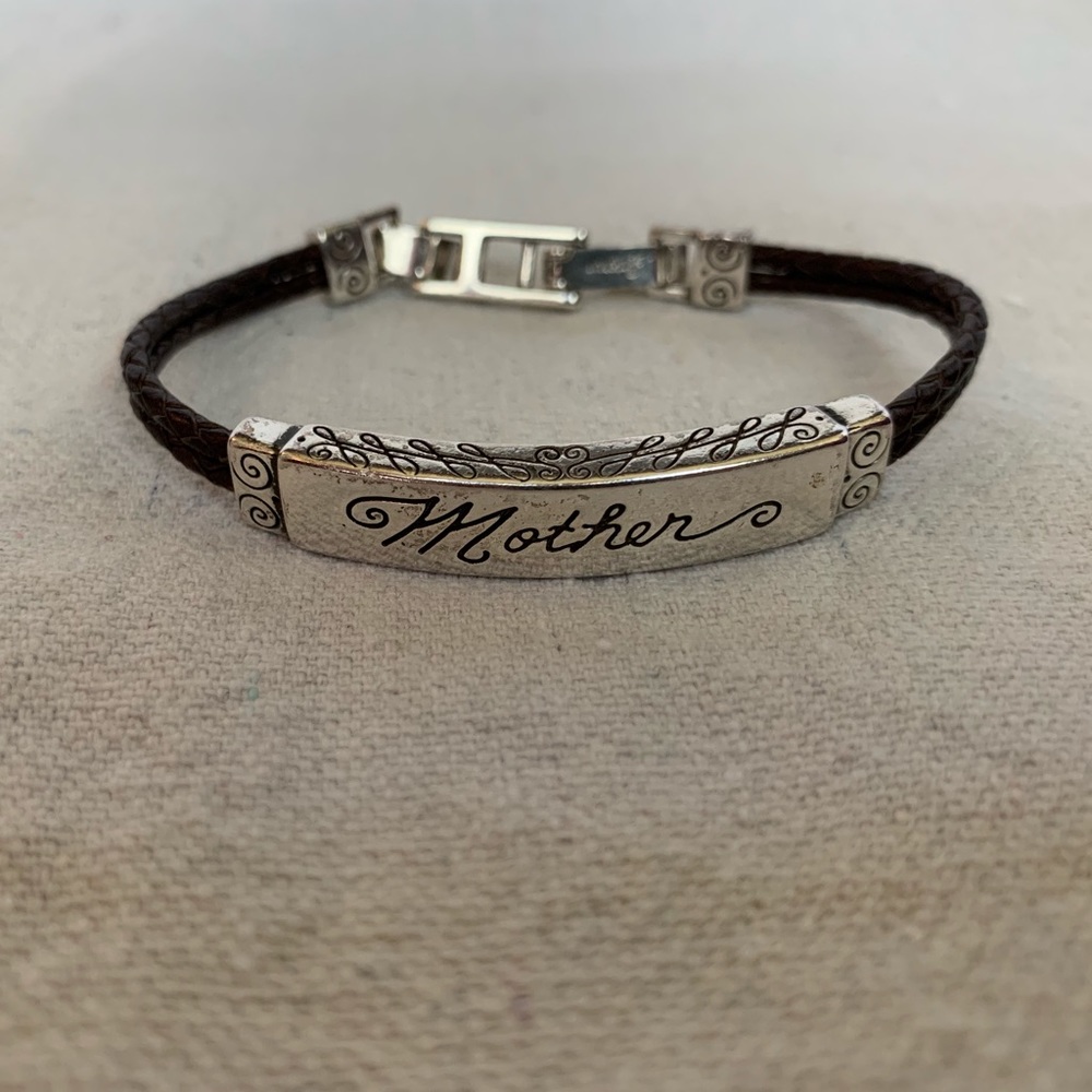 Brighton Leather ‘Mother’ Bracelet